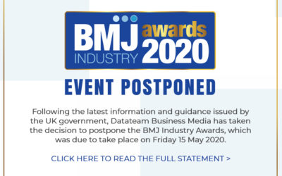 Announcement: BMJ Industry Awards 2020 postponed